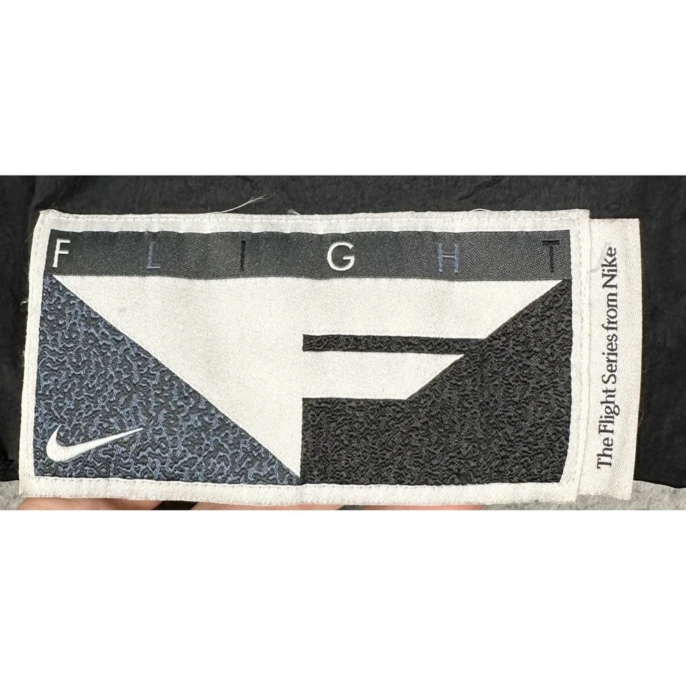 Nike Flight Series Shorts Mens Medium Black Athletic Training Stretch Waist Logo